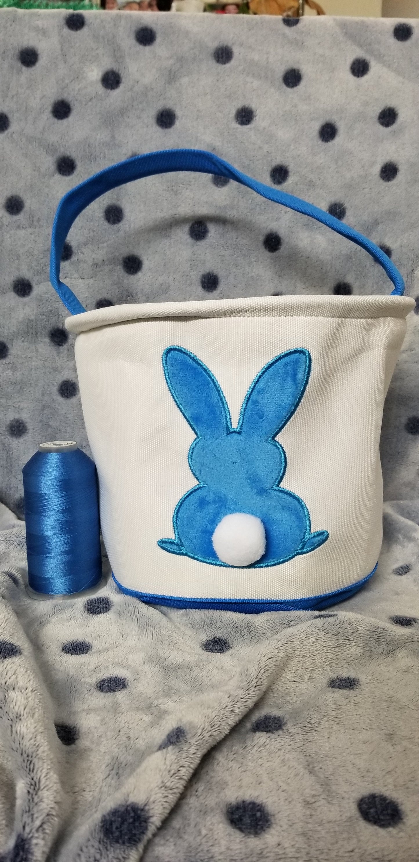 Personalized Embroidered Easter Basket Treat Basket