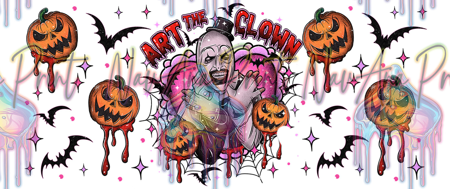 Art The Clown Can and Pen Wrap