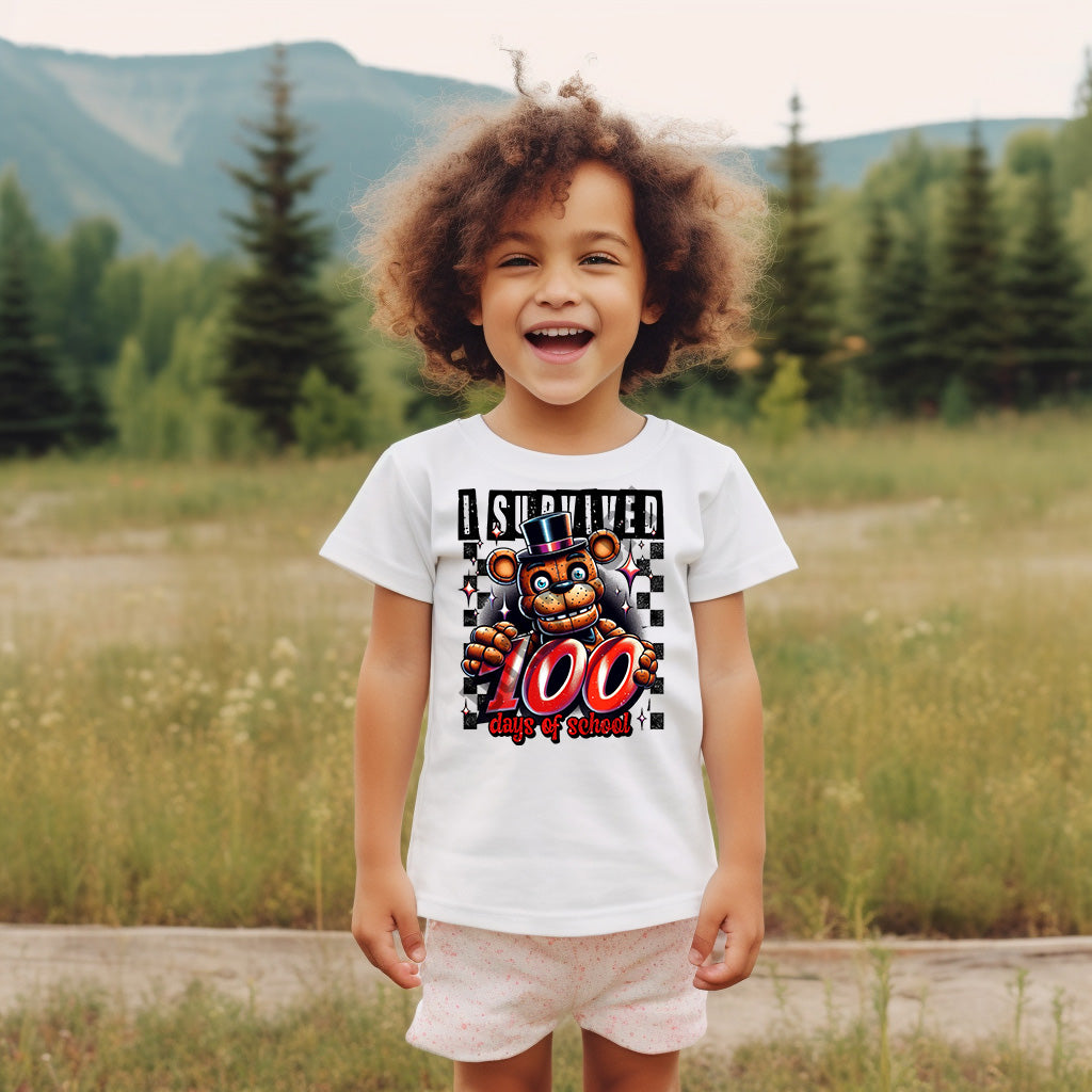 100 Days of School Bear DTF Transfer