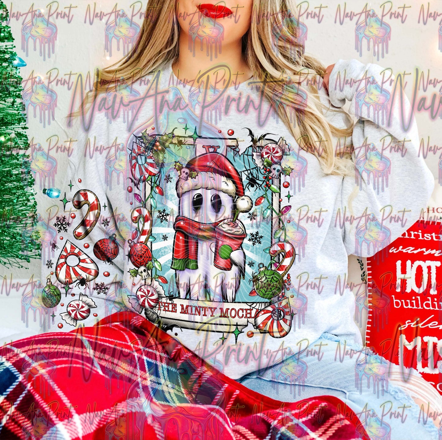 Creepy Christmas Tarot Theme w/Sleeve option DTF Transfer