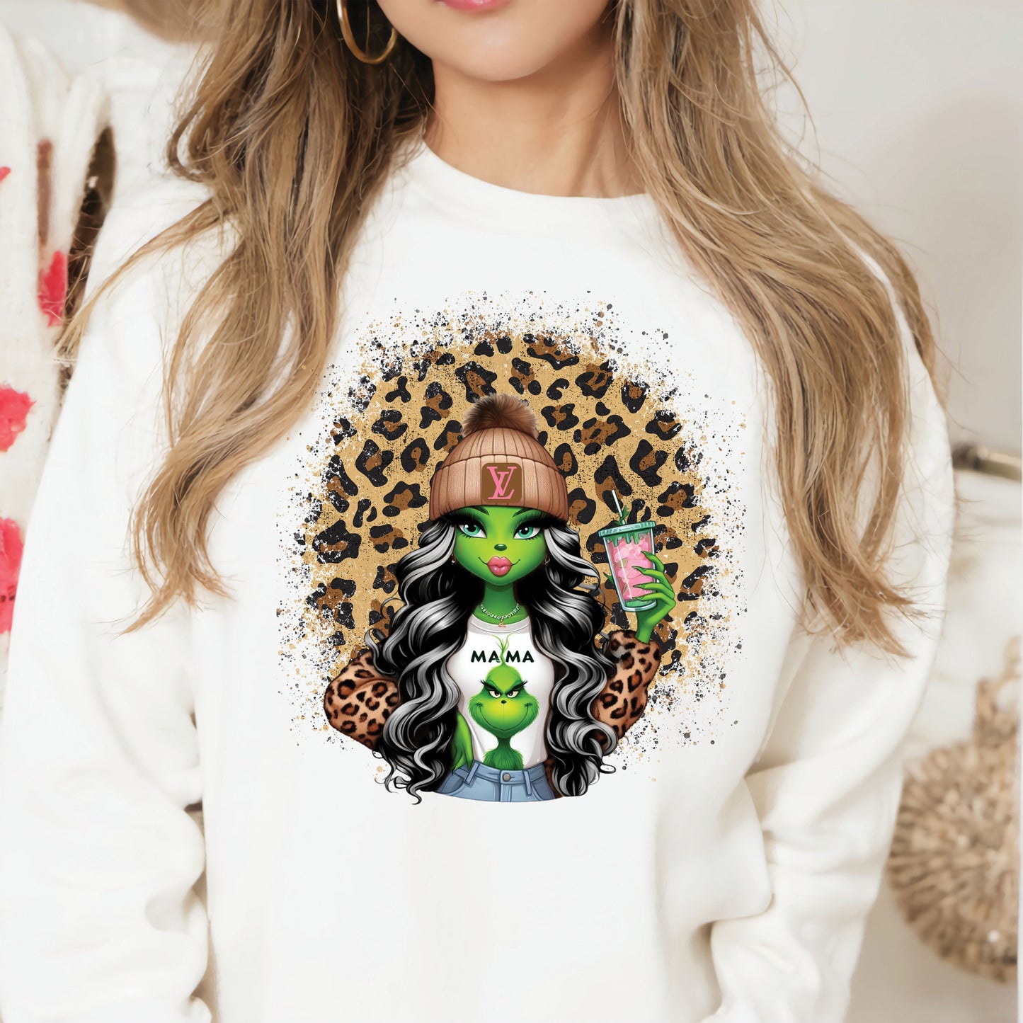 Boujee Mama Green Man DTF Transfer