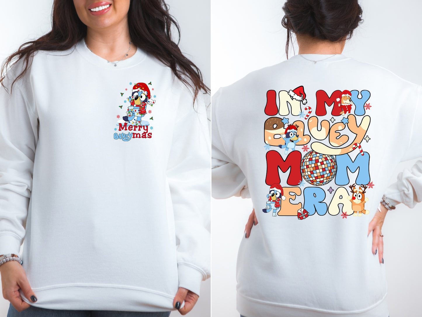 In My Blue Christmas Era with Pocket DTF Transfer