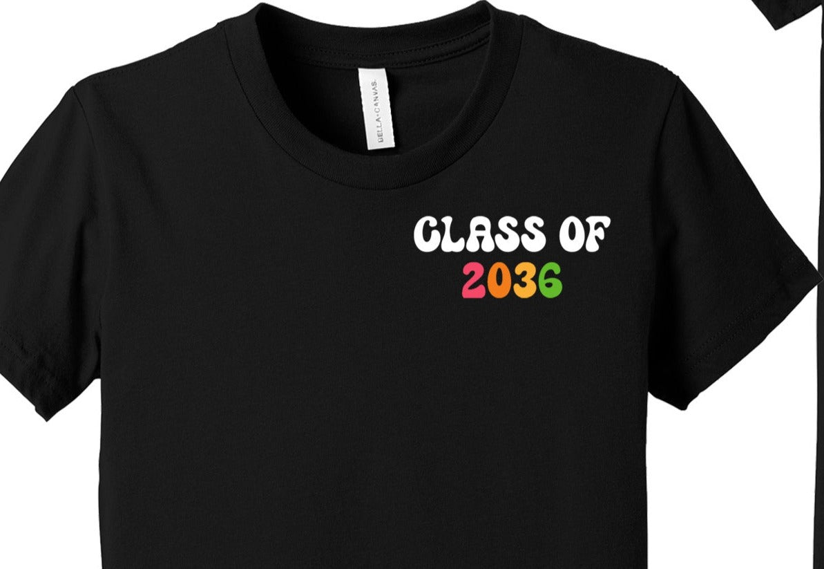 I'm Ready for Kindergarten But is It Ready for Me with Pocket Class of 2036, Back to School, Black Font or White Font DTF Transfer