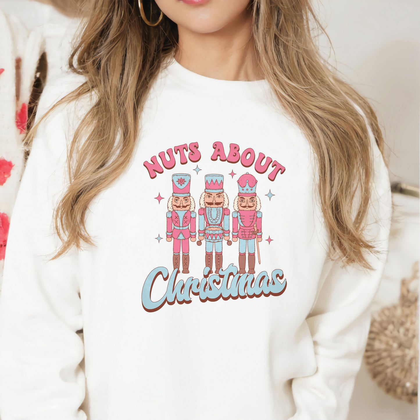 Nuts About Christmas DTF Transfer