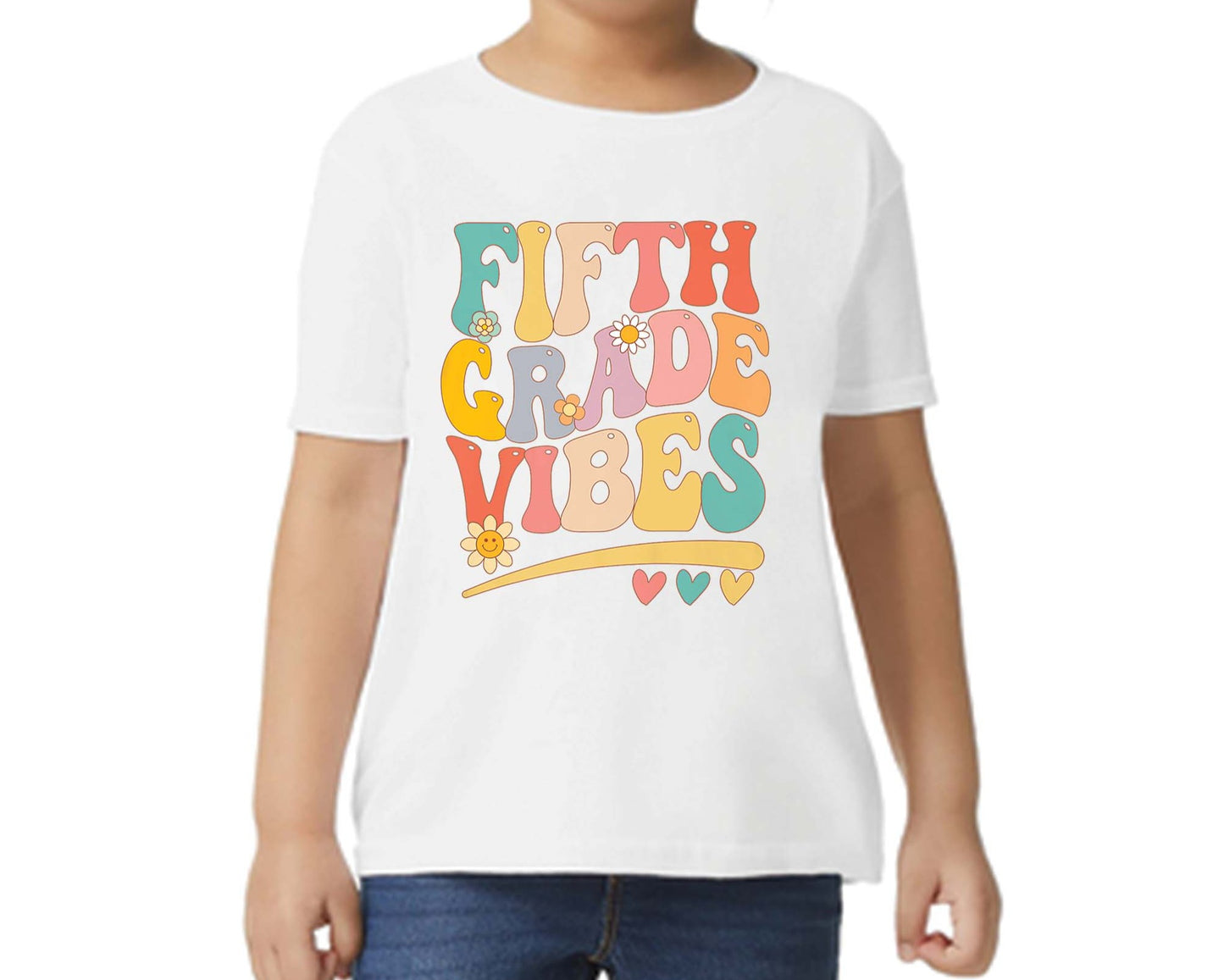 Retro Fifth Grade Vibe, Back To School DTF Transfer