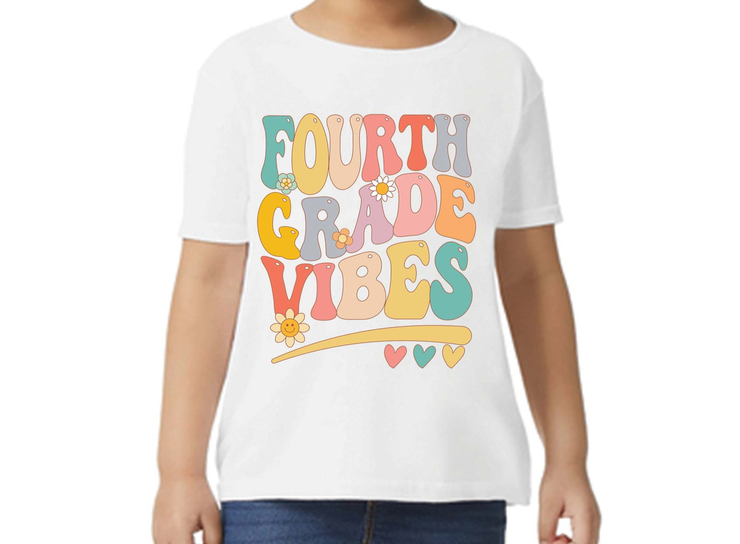 Retro Fourth Grade Vibe, Back To School DTF Transfer