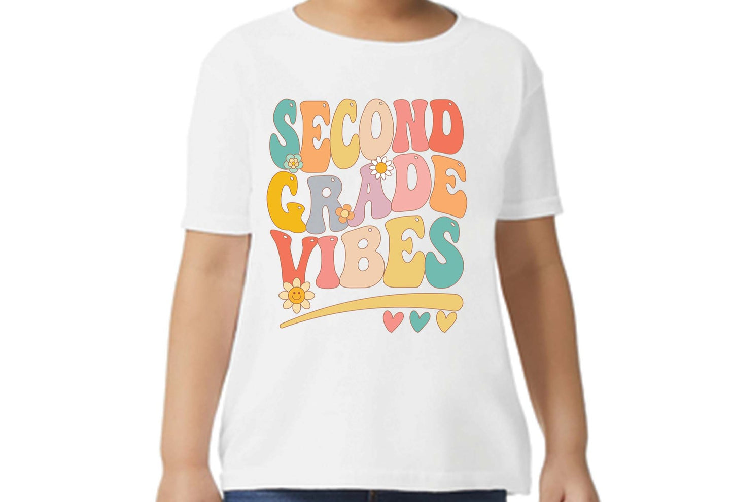 Retro Second Grade Vibe, Back To School DTF Transfer