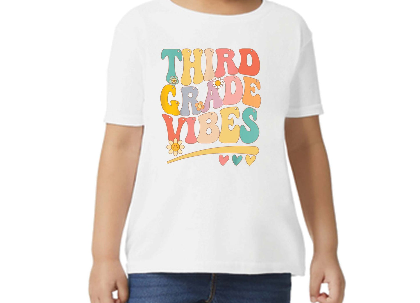 Retro Third Grade Vibe, Back To School DTF Transfer