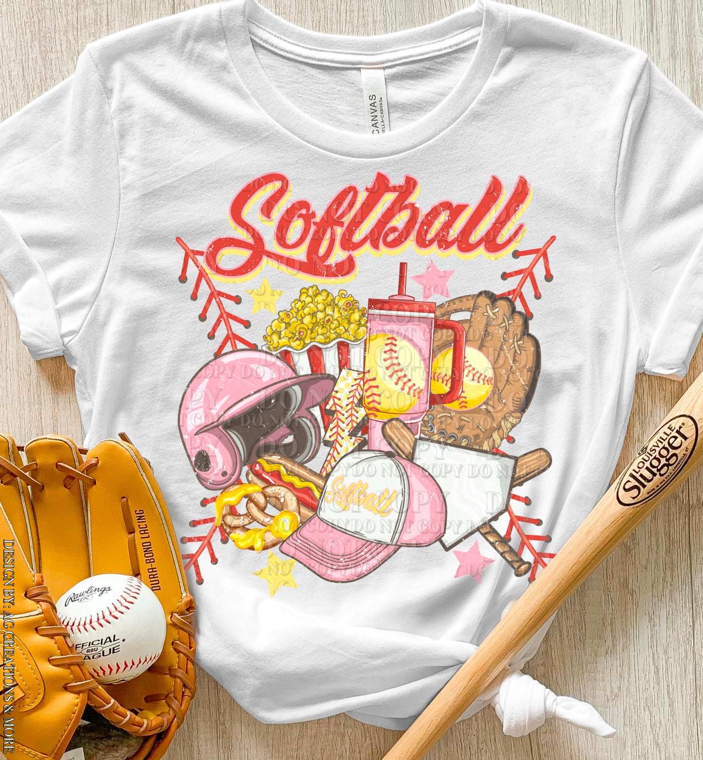 Softball DTF Transfer