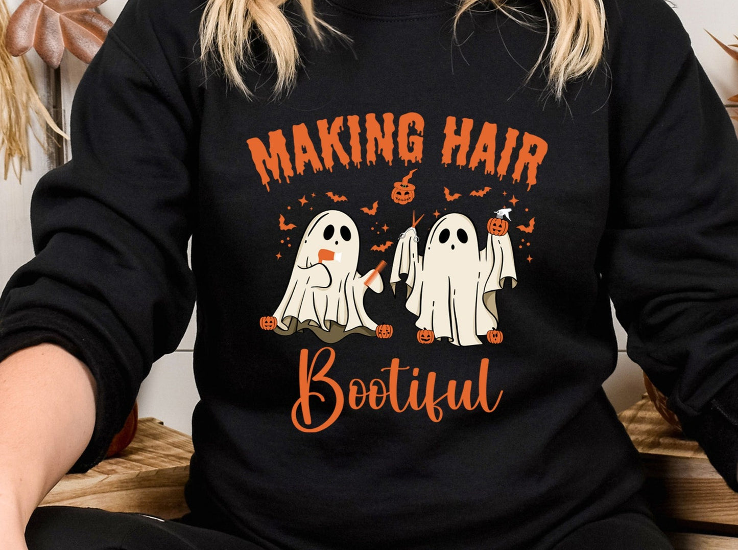 Making Hair Bootiful, Hairdresser Halloween DTF Transfer