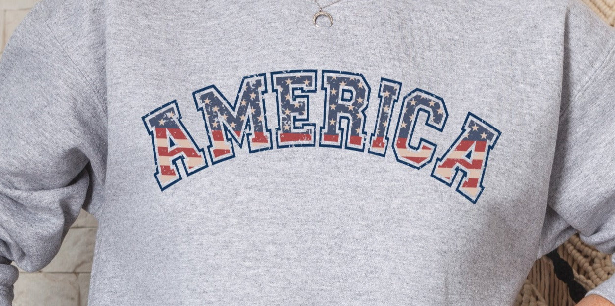 America, Retro, Retro America DTF Transfer