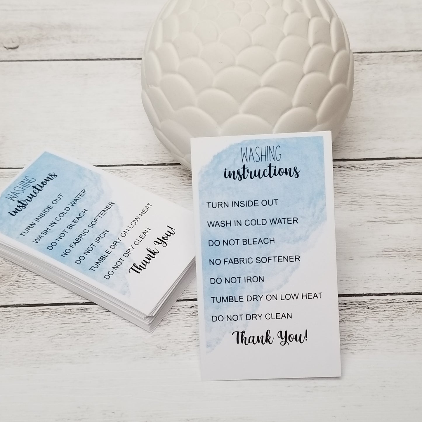 Care Card Instructions
