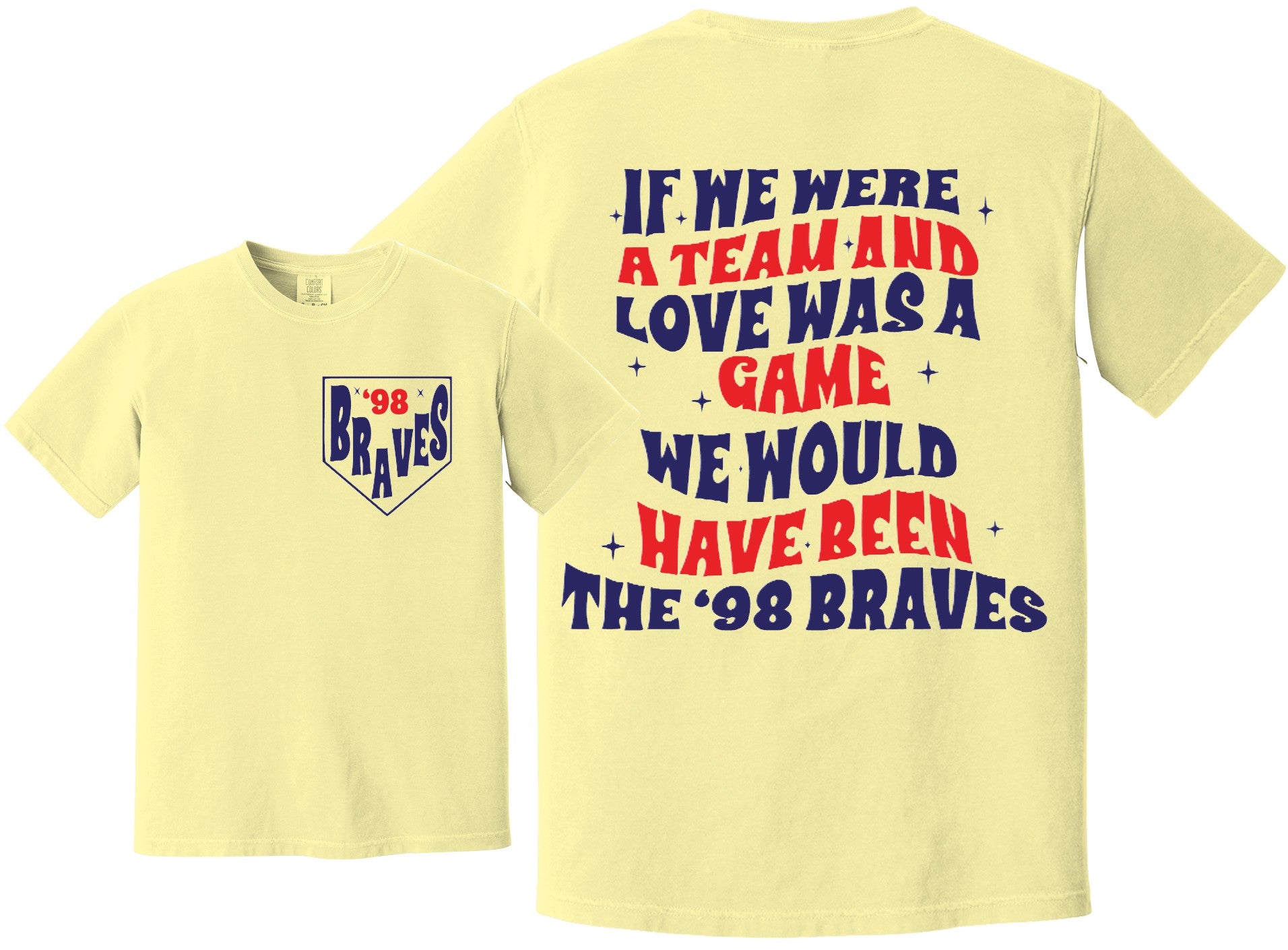 Braves 98 - (Adult) Comfort Colors TShirts