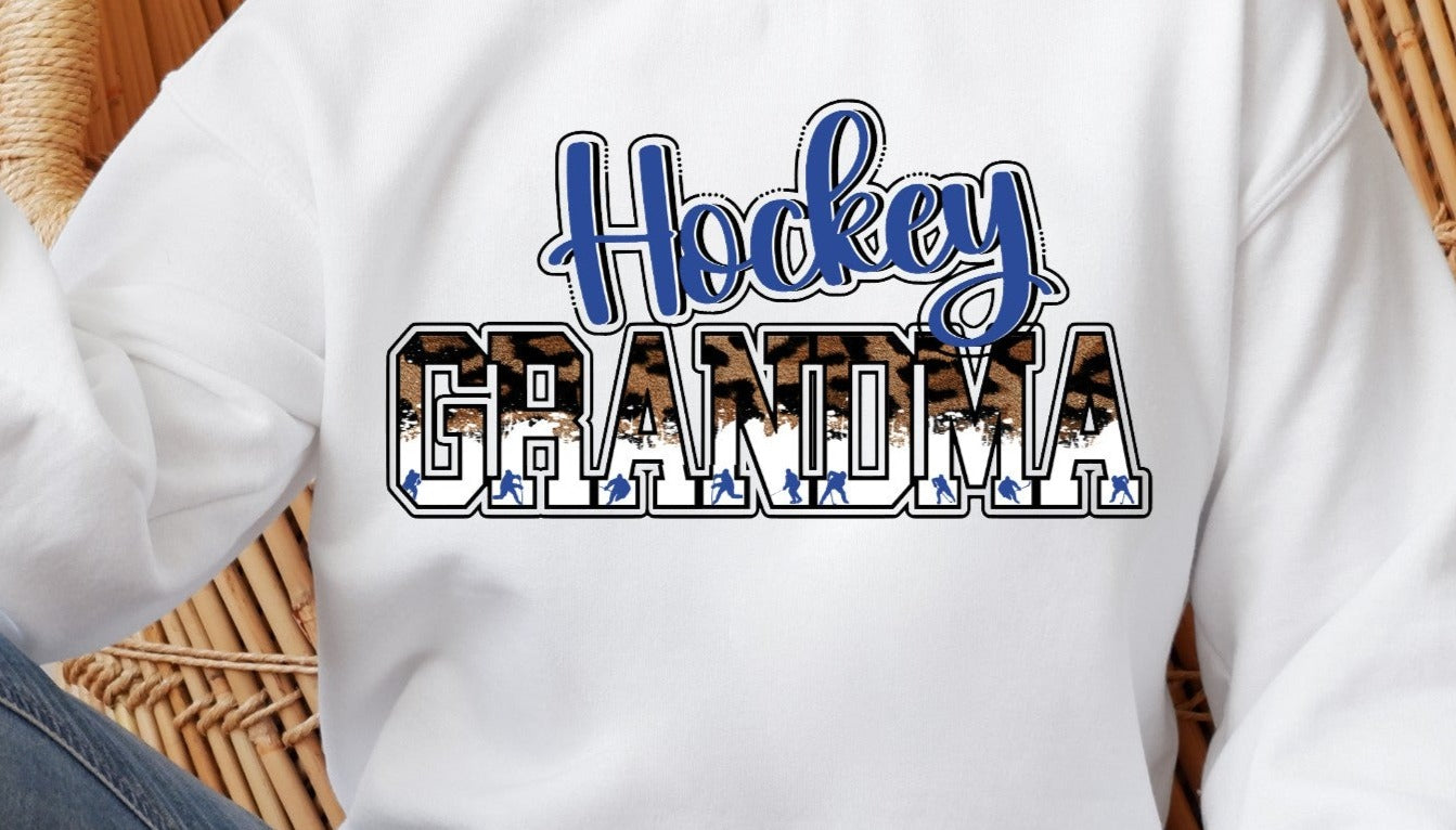 Hockey Grandma, Grandma, Hockey DTF Transfer