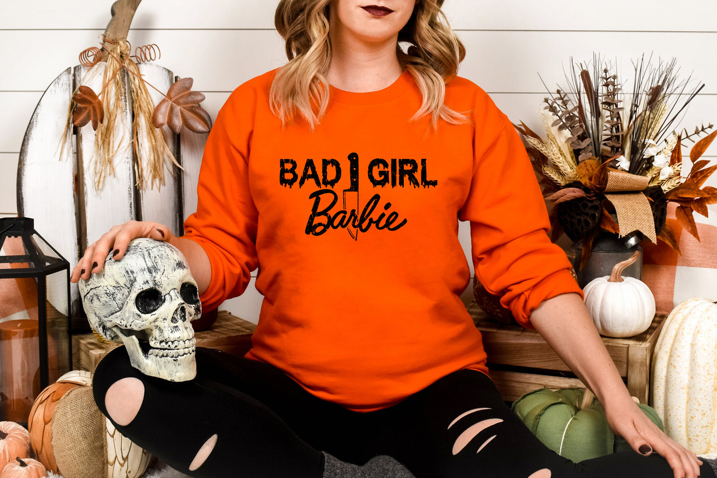 Bad Girl Barbie, Halloween Barbie, Barbie, Halloween DTF Transfer