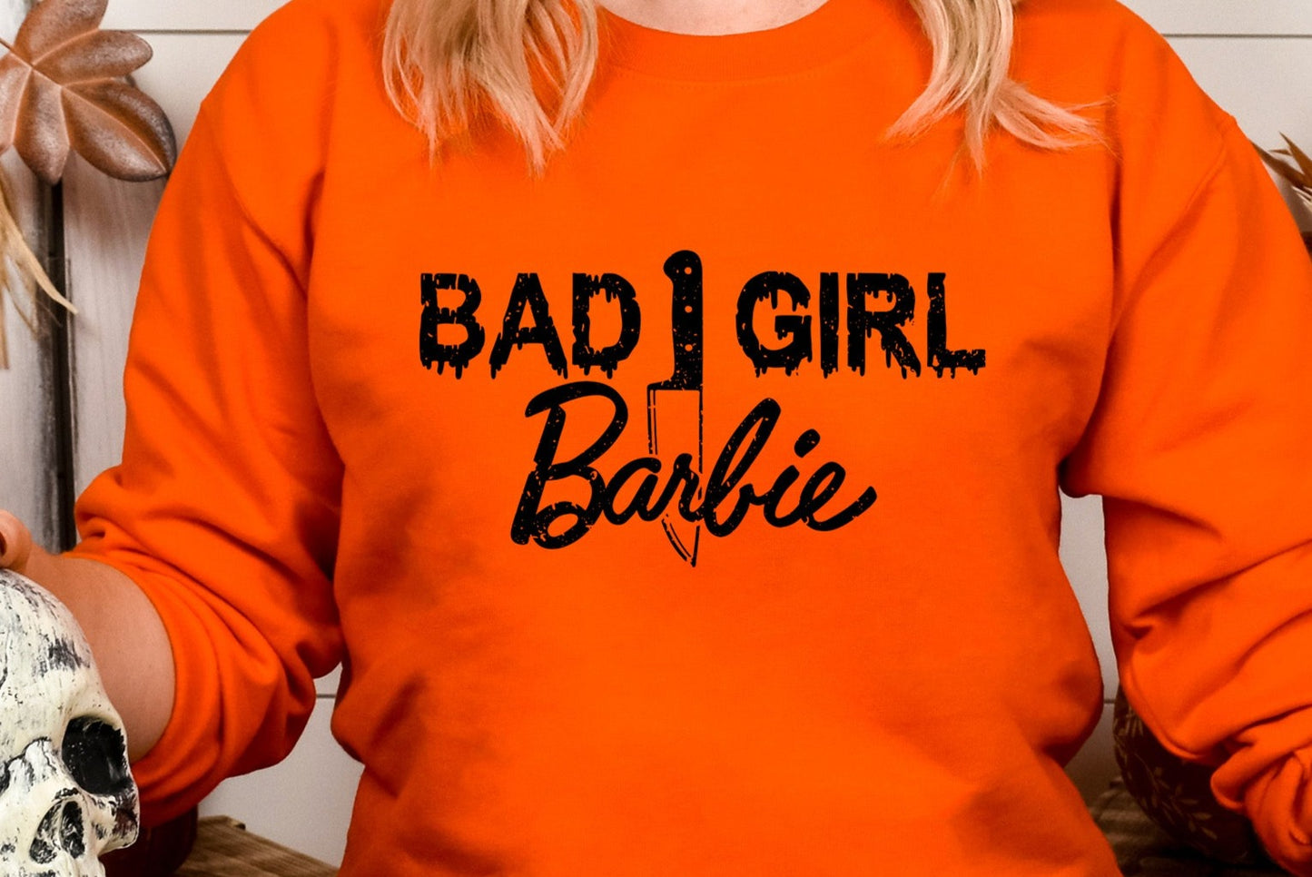 Bad Girl Barbie, Halloween Barbie, Barbie, Halloween DTF Transfer