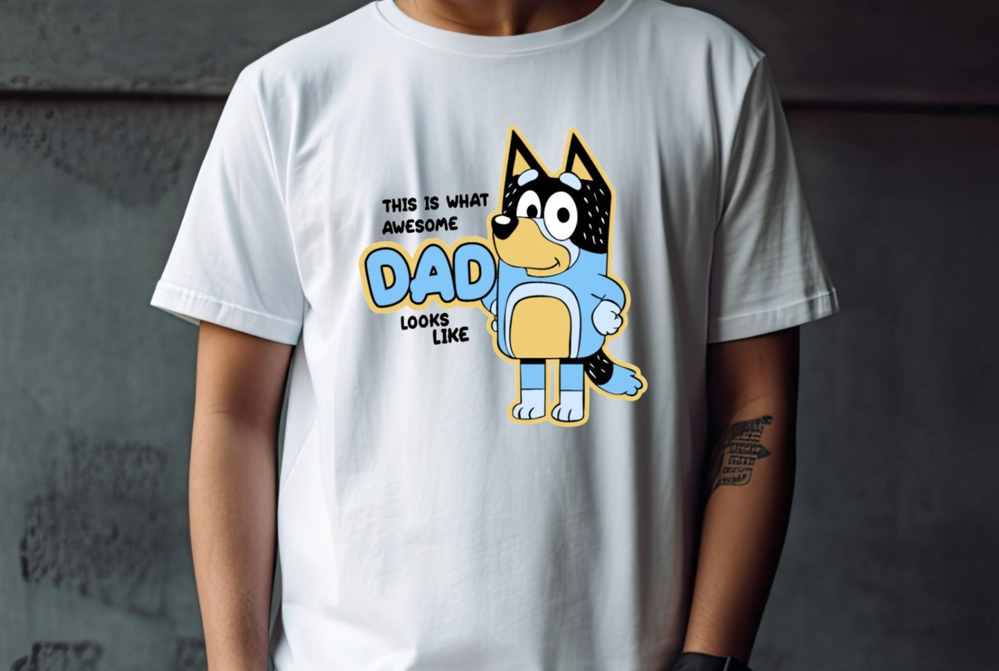 This is What Awesome Dad Looks Like Design DTF Transfer