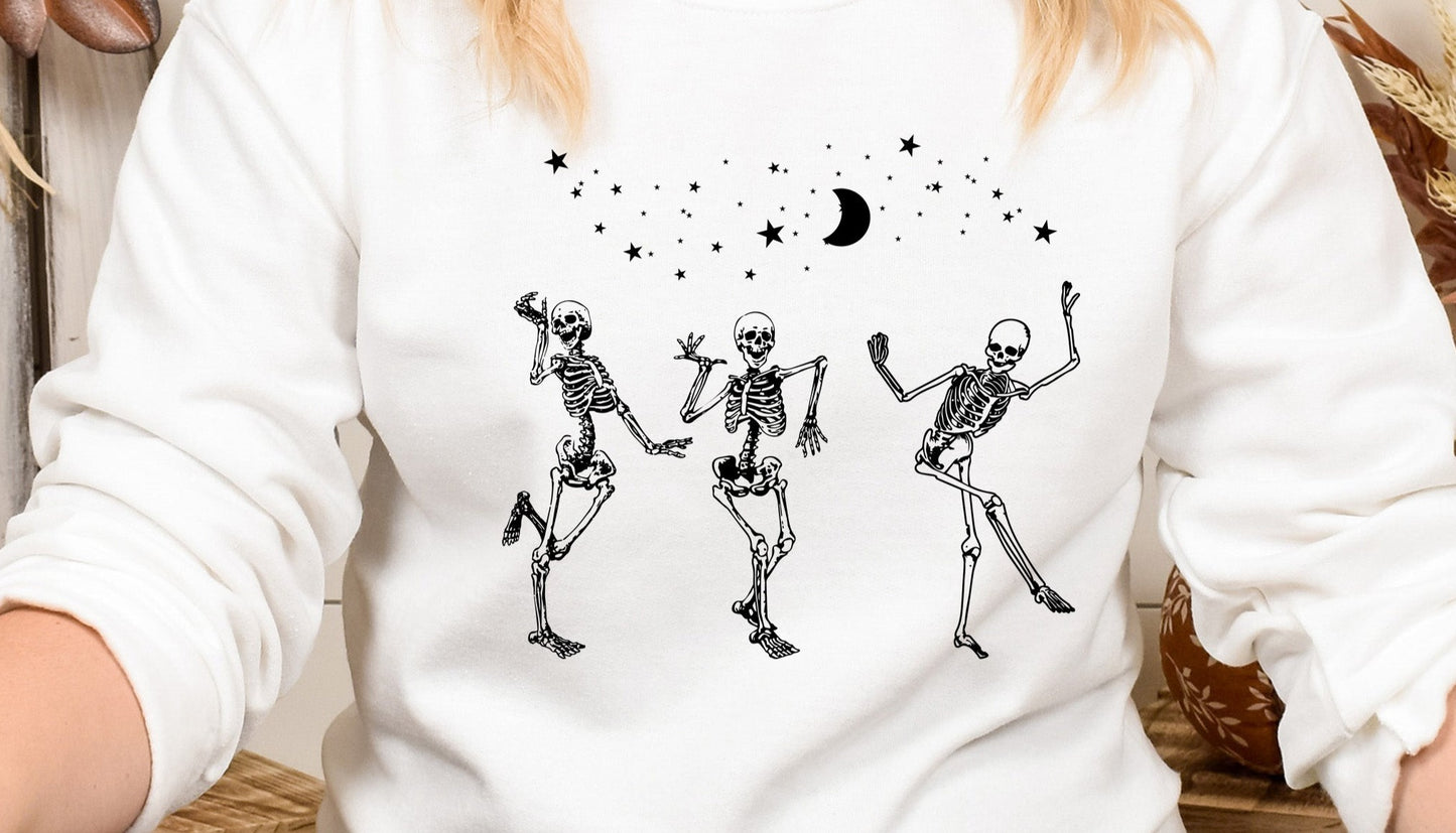 Dancing Skeletons, Skeletons, Halloween DTF Transfer