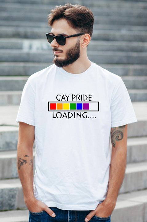 Gay Pride Loading, LGBTQ, Gay Pride, Pride, Rainbow DTF Transfer