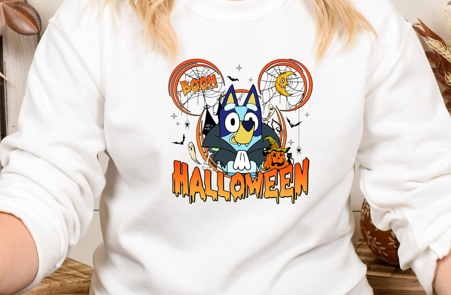 Halloween Bluey, Bluey and Friends Halloween DTF Transfer