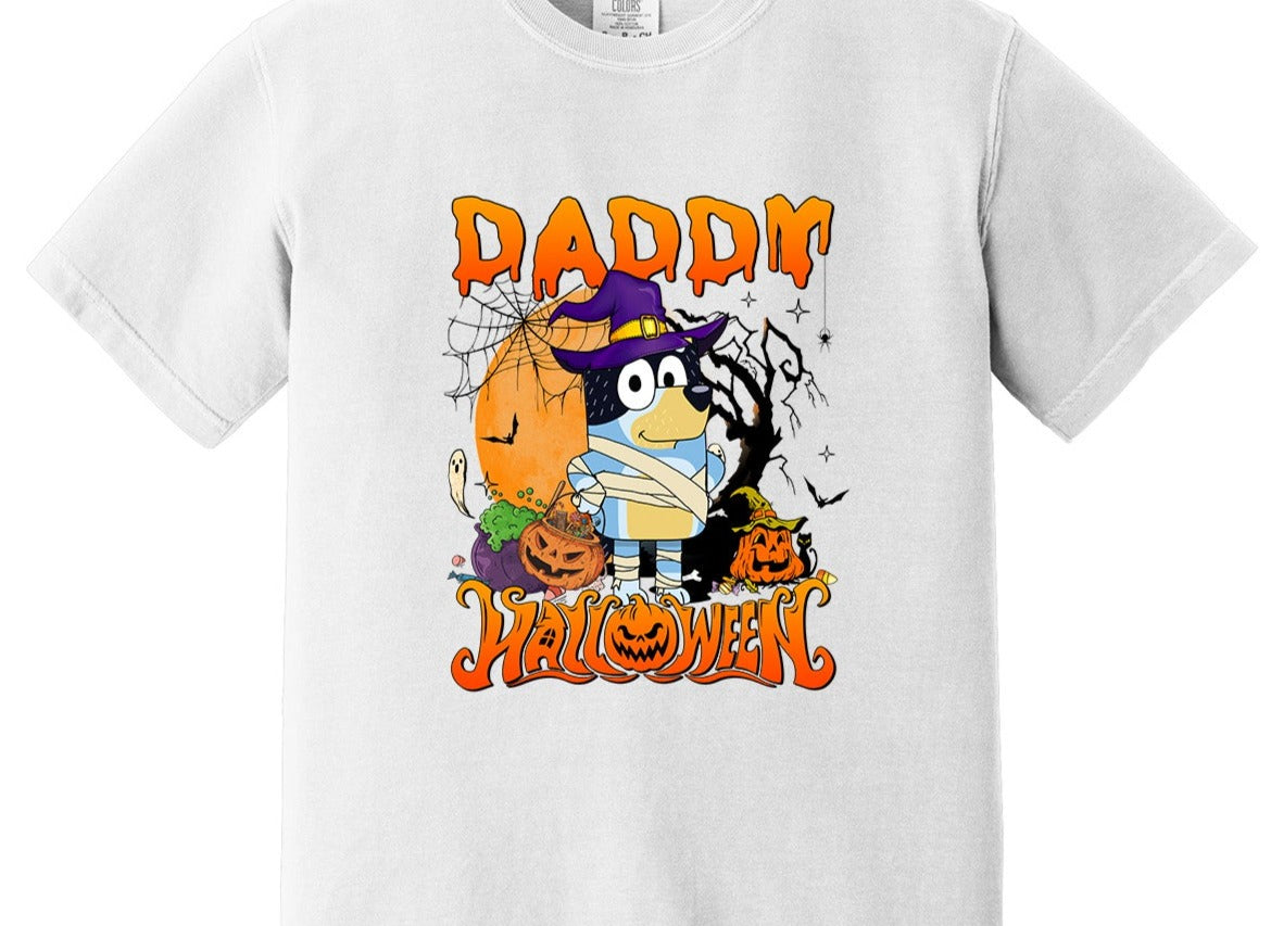 Halloween Daddy Bluey, Bluey and Friends Halloween DTF Transfer