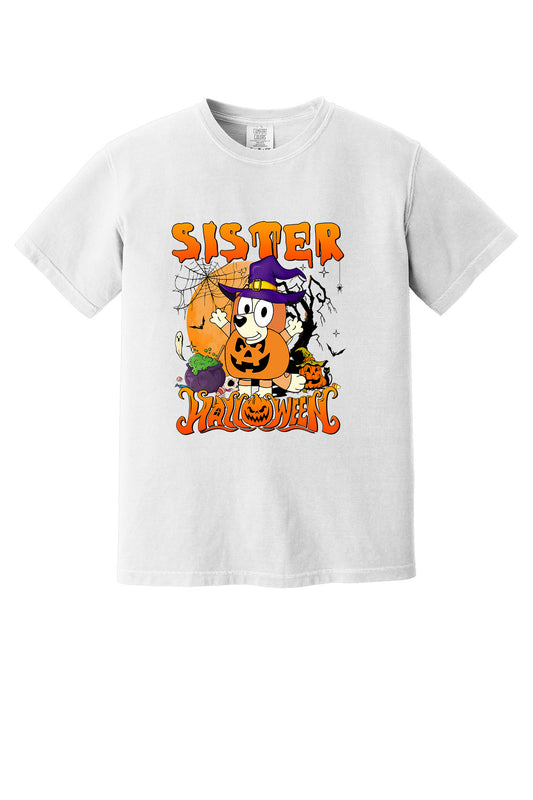 Halloween Sister Bluey, Bluey and Friends Halloween DTF Transfer