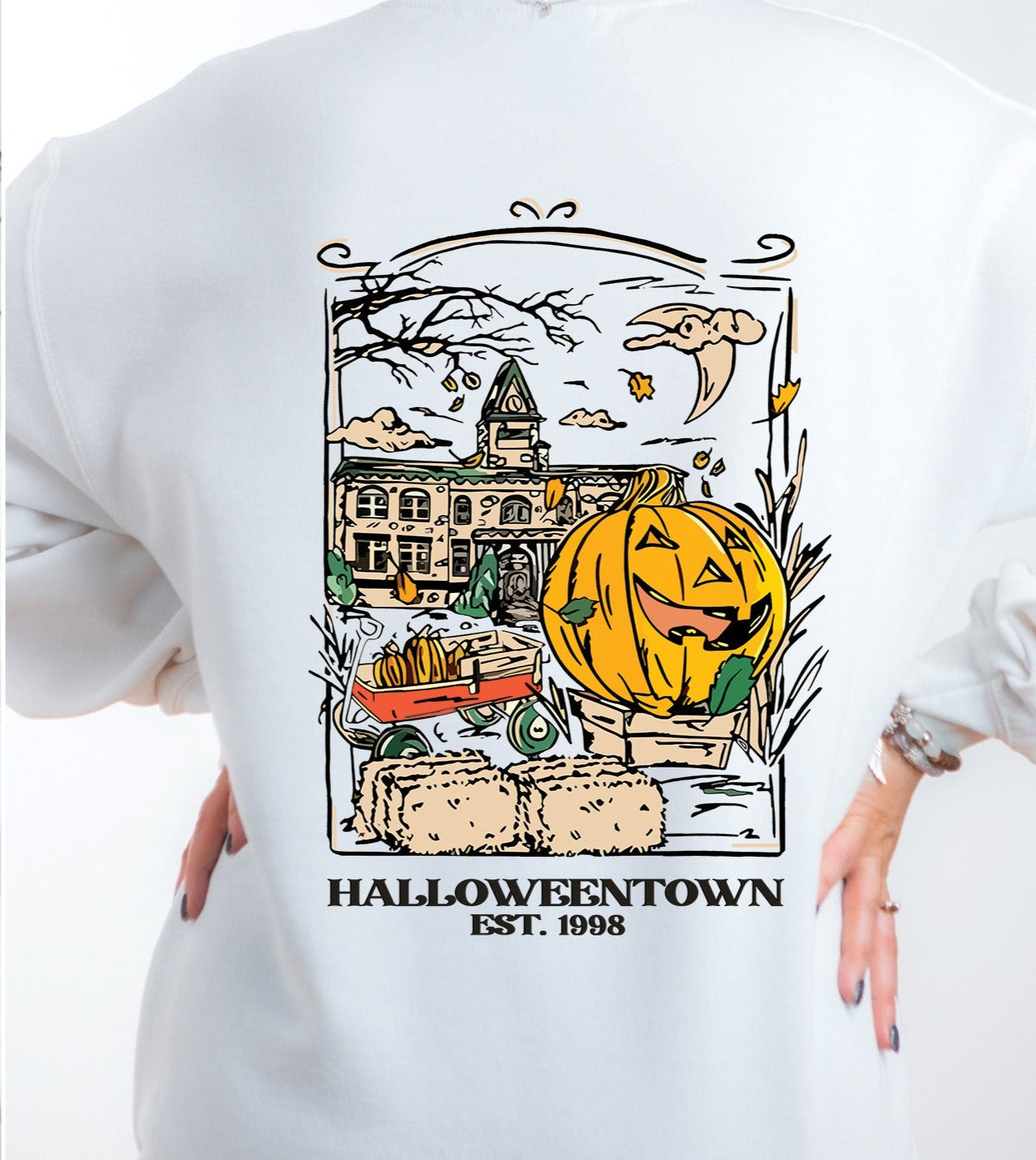 Halloween Town 1998, Pumpkin Fall, Halloween University DTF Transfer