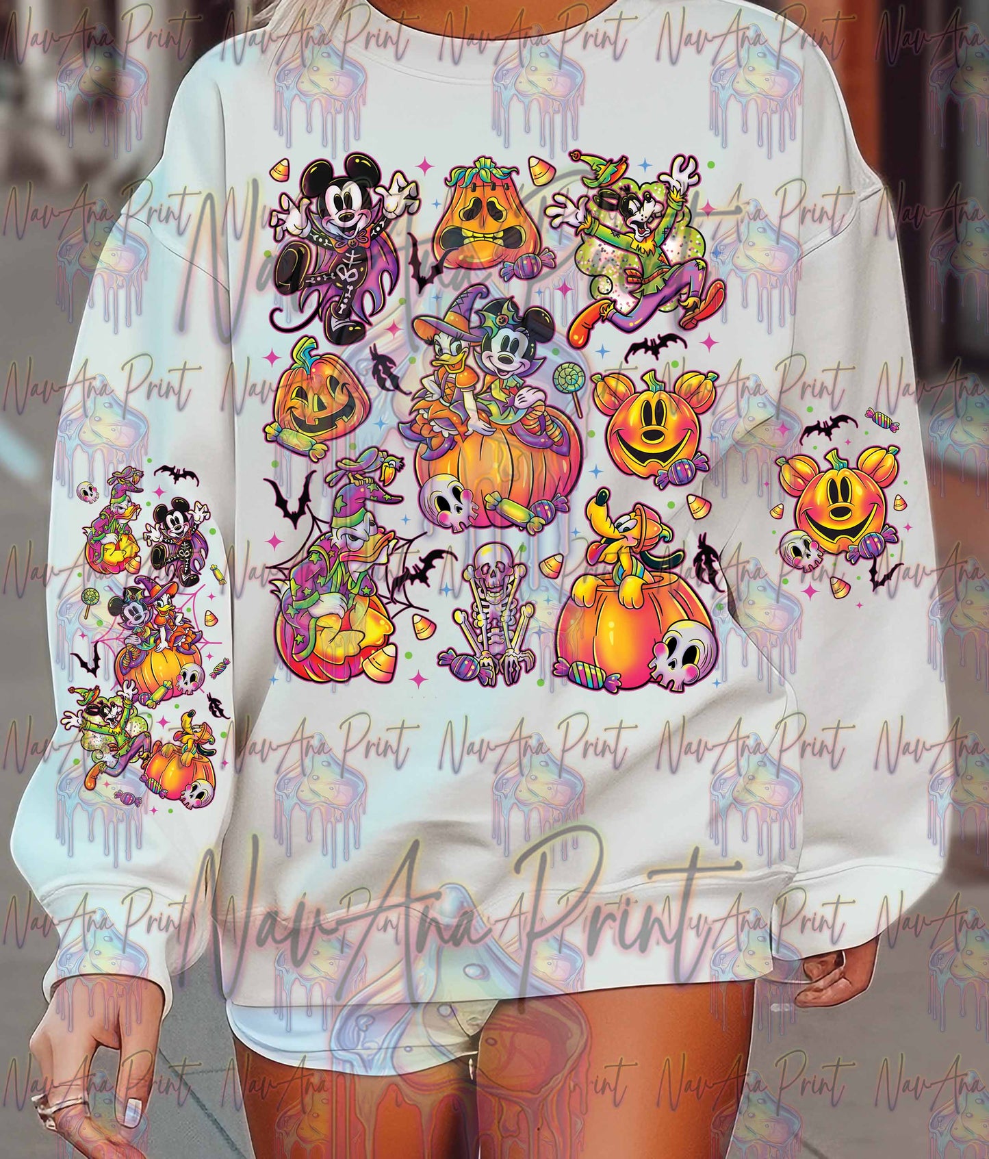 Halloween Theme w/Sleeve option DTF Transfer