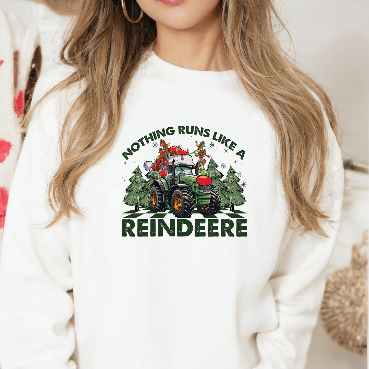 Nothing Runs Like A Raindeere Christmas DTF Transfer