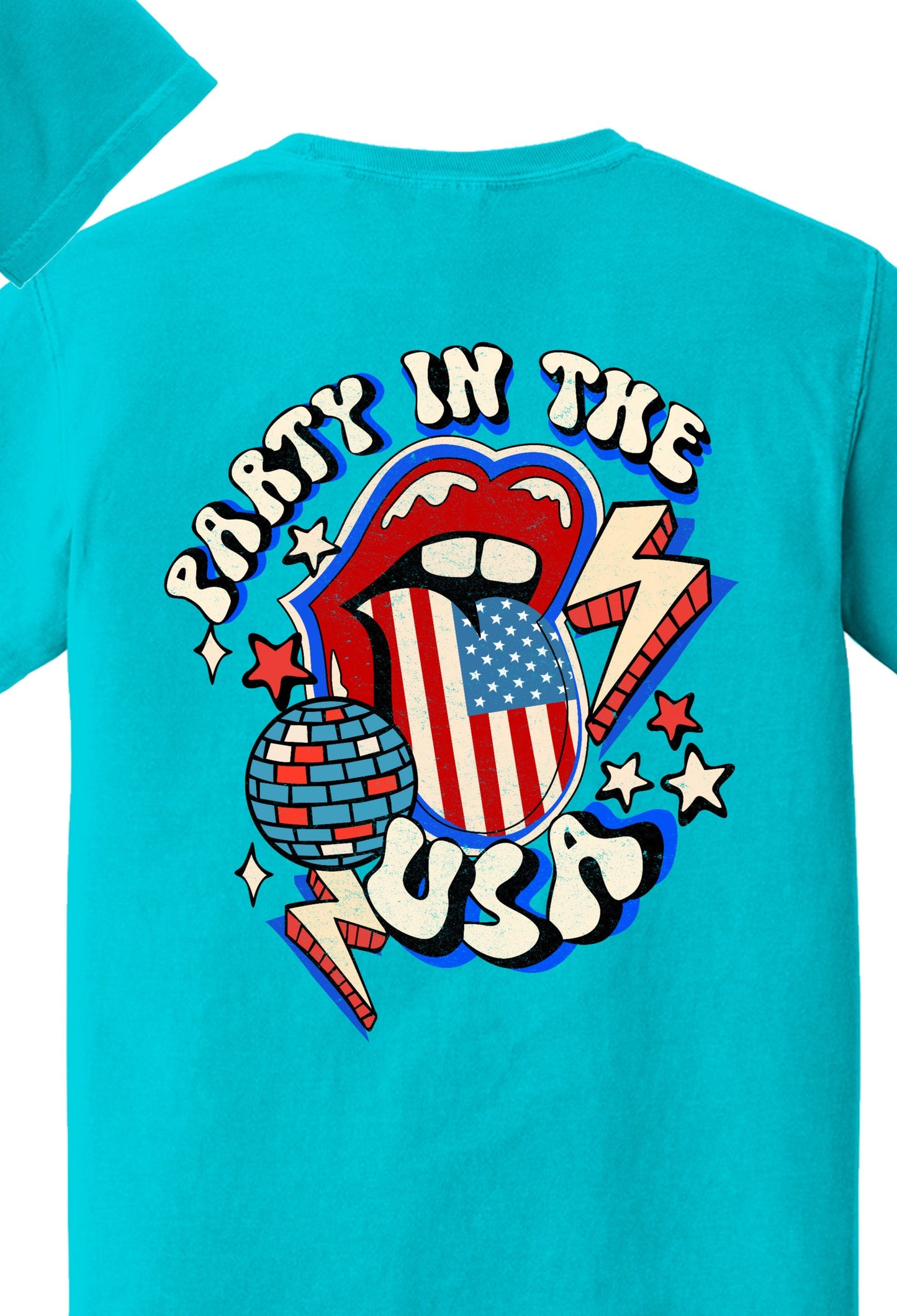 Party In the USA Retro, Vintage 4th of July, 4th of July DTF Transfers