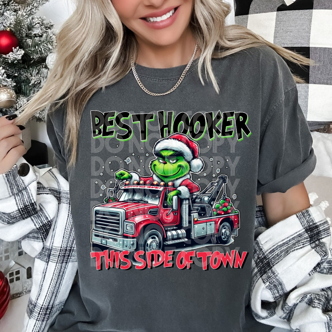 Tow Truck Green Guy DTF Transfer