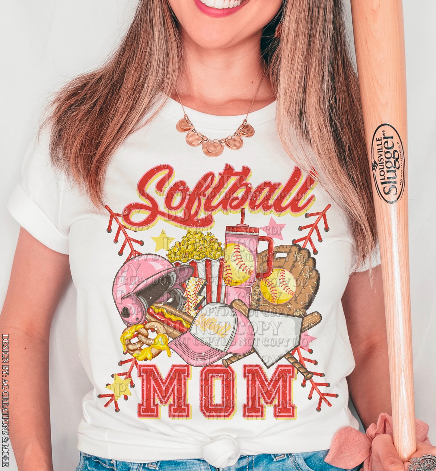 Softball Mom DTF Transfer