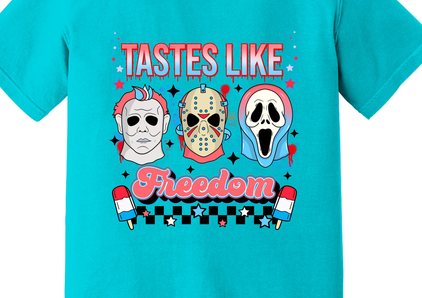 Taste Like Freedom Retro, Jason, Scream, Michael DTF Transfer