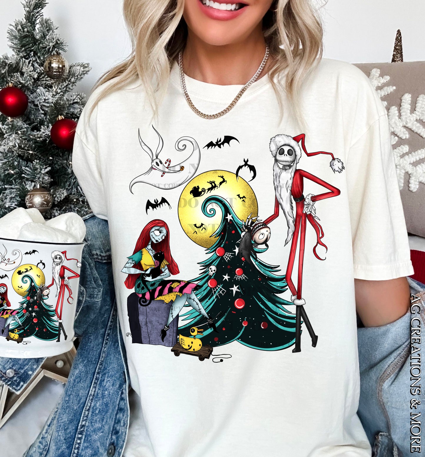 Nightmare Before Christmas Christmas DTF Transfer