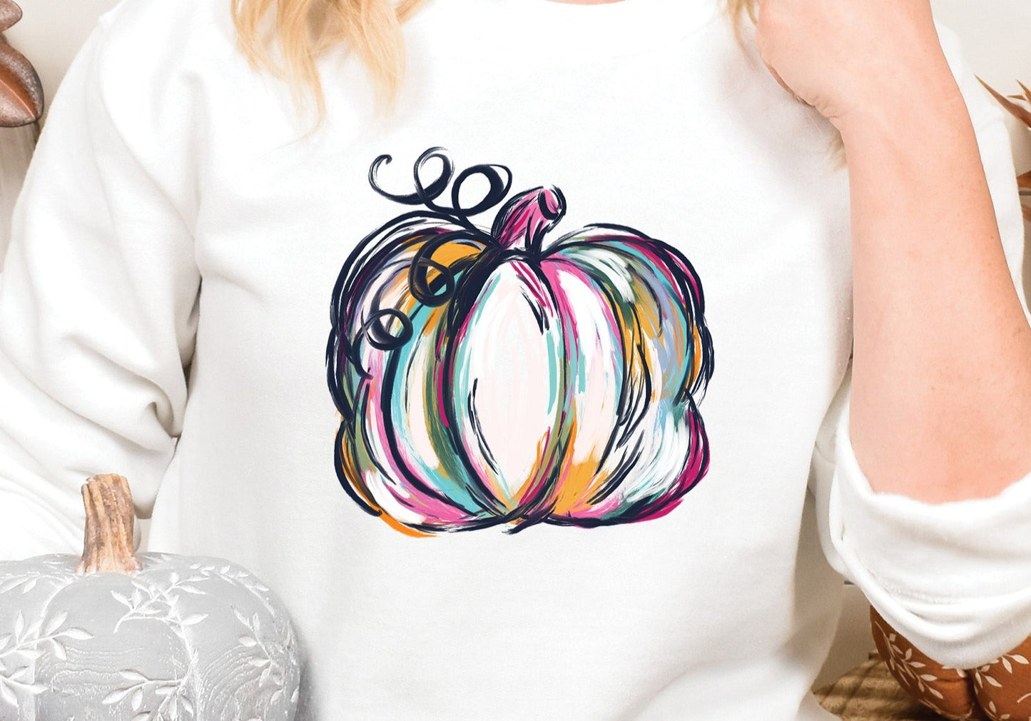 Watercolor Pumpkin, Fall, Pumkin DTF Transfer