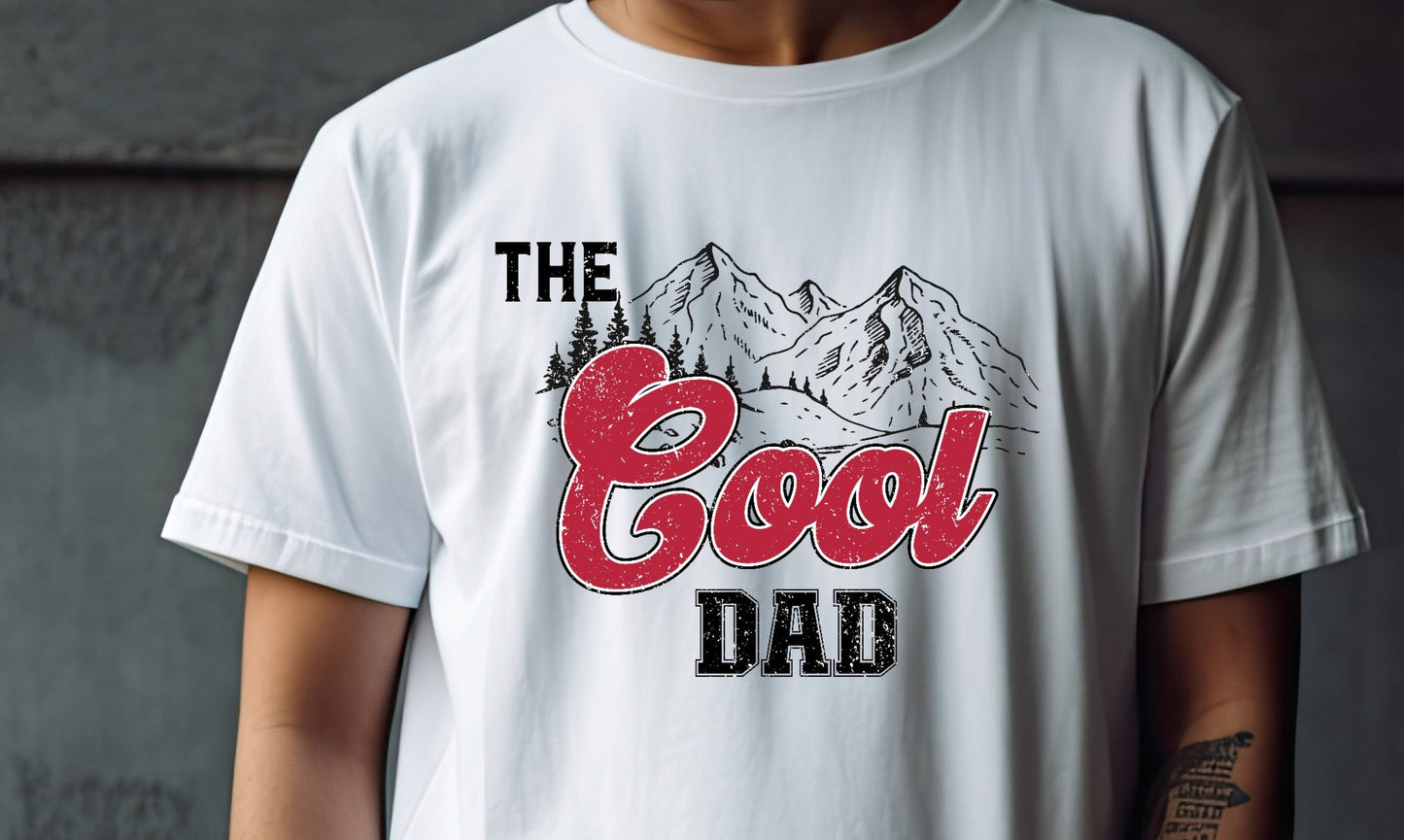 Cool Dad, Father's Day, Father's Birthday, Dad DTF Transfer