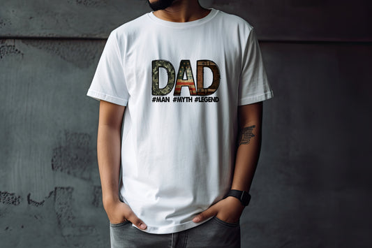 Dad Man Myth Legend, Fathers Day, Dad, Dads Birthday DTF Transfer