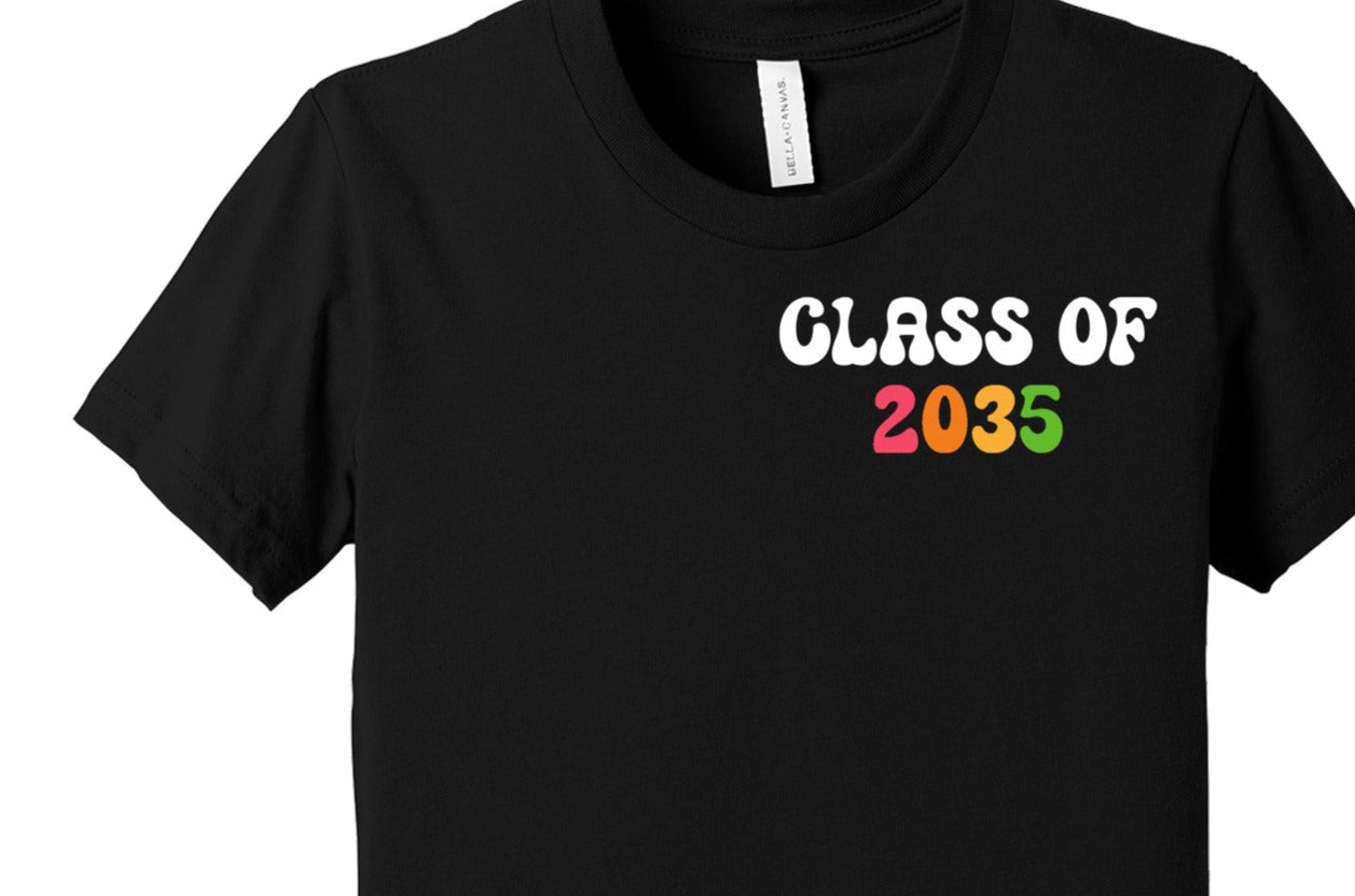 I'm Ready for First Grade But is It Ready for Me with Pocket Class of 2035, Back to School, Black Font or White Font DTF Transfer