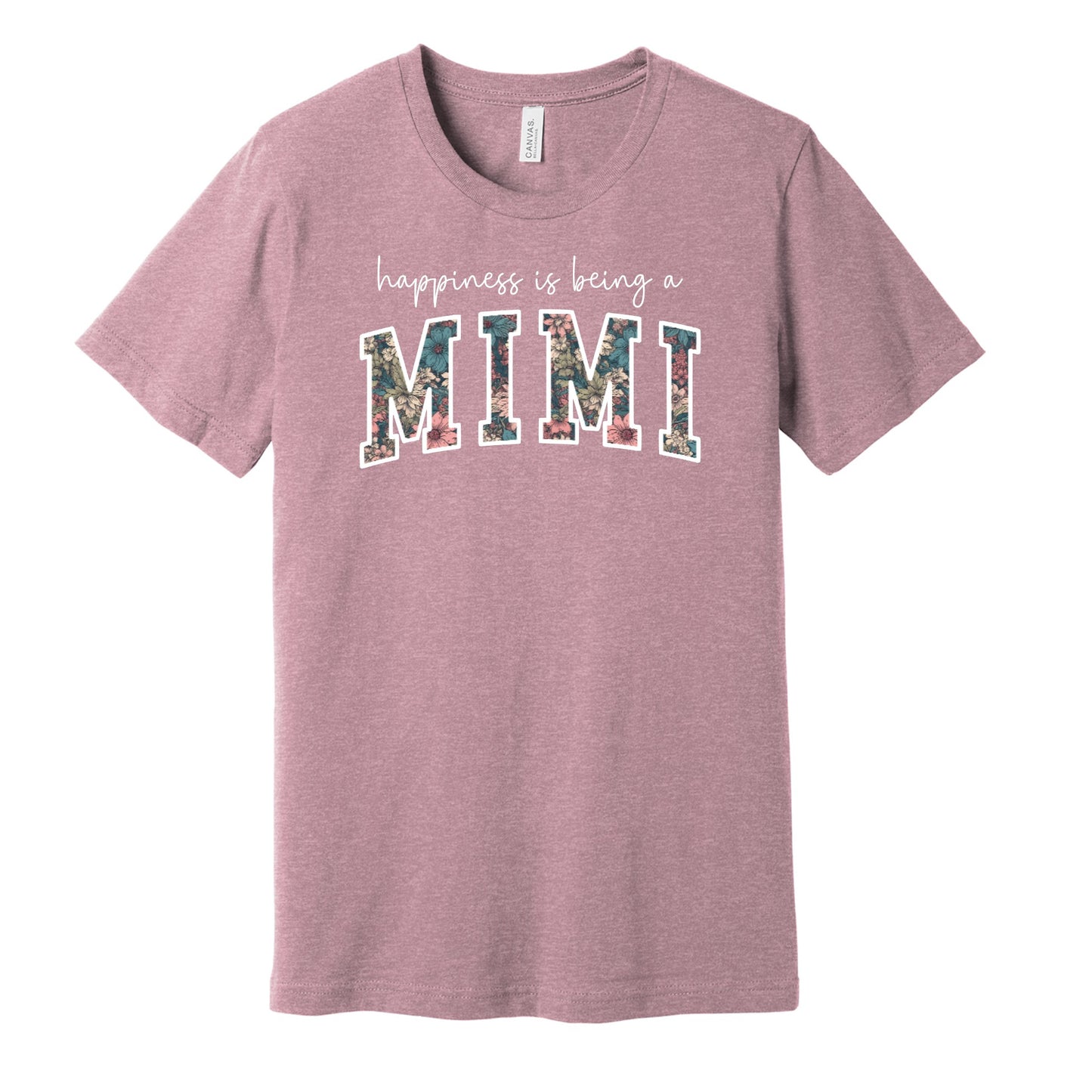 Happiness is being a MIMI, Vintage Flowers, MIMI, Floral, Vintage MIMI DTF Transfer Design