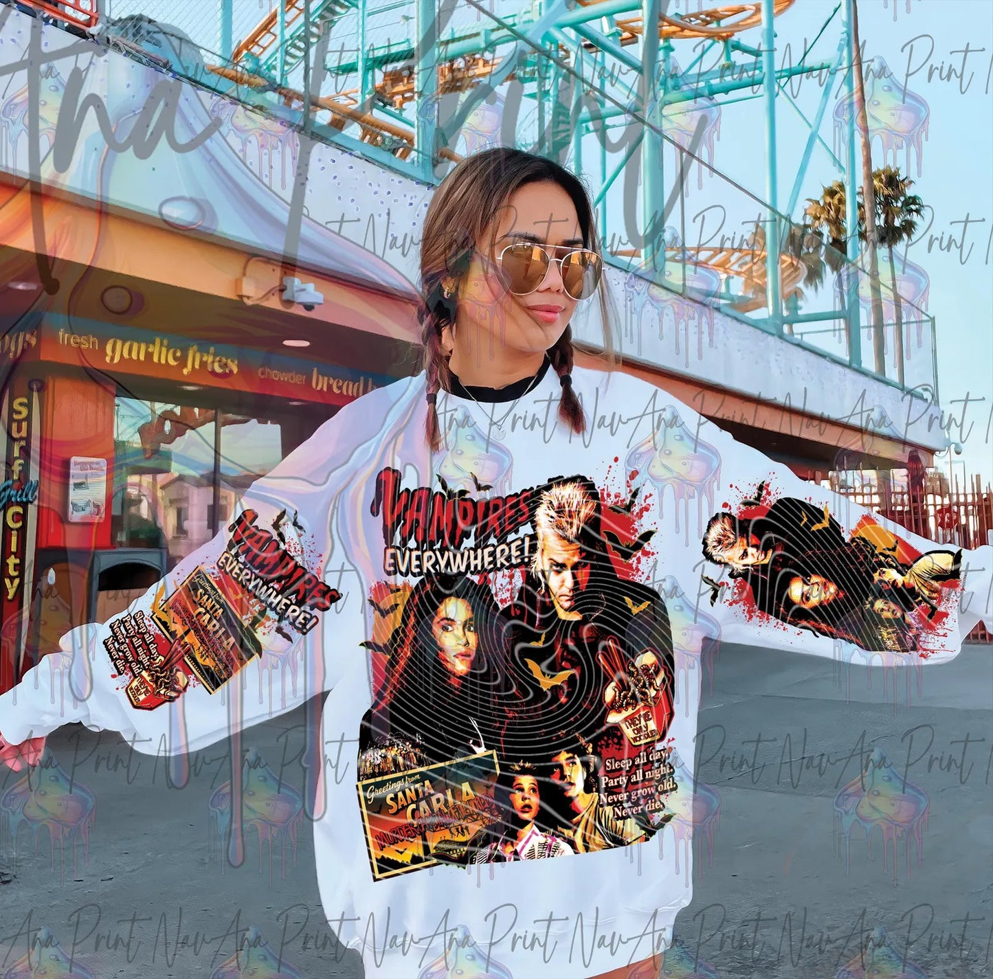 Vampire TB Theme w/Sleeve option DTF Transfer