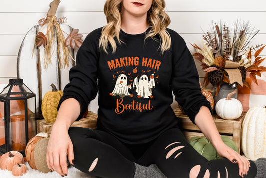 Making Hair Bootiful, Hairdresser Halloween DTF Transfer