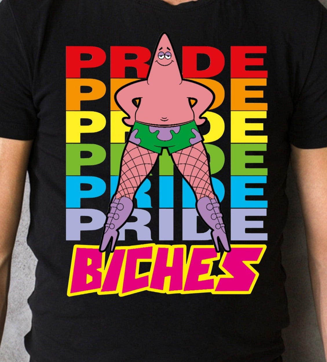 Pride Patrick Spongebob, Pride DTF Transfer