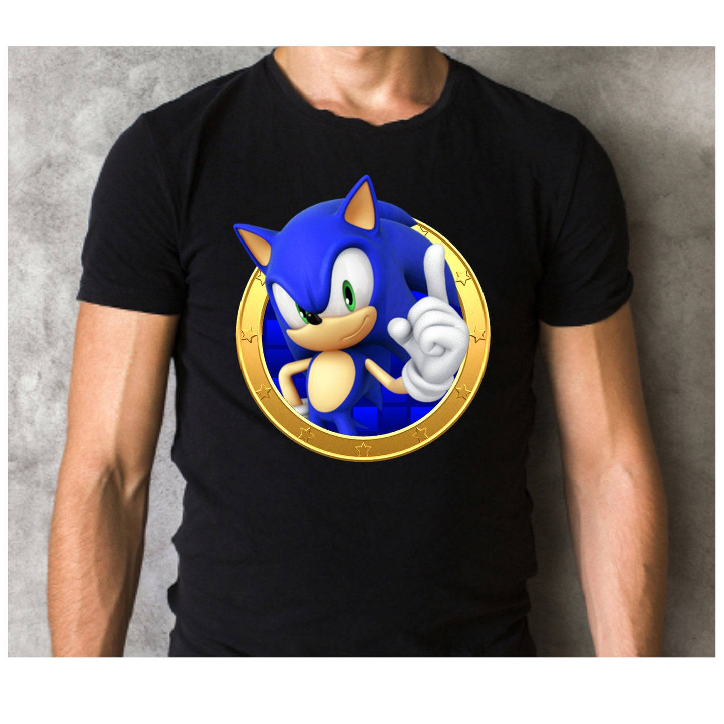 Sonic The Hedge Hog, Gaming DTF Transfer