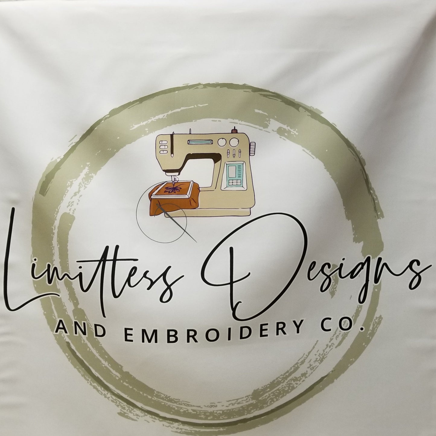 Custom Table Runner-Business Logo