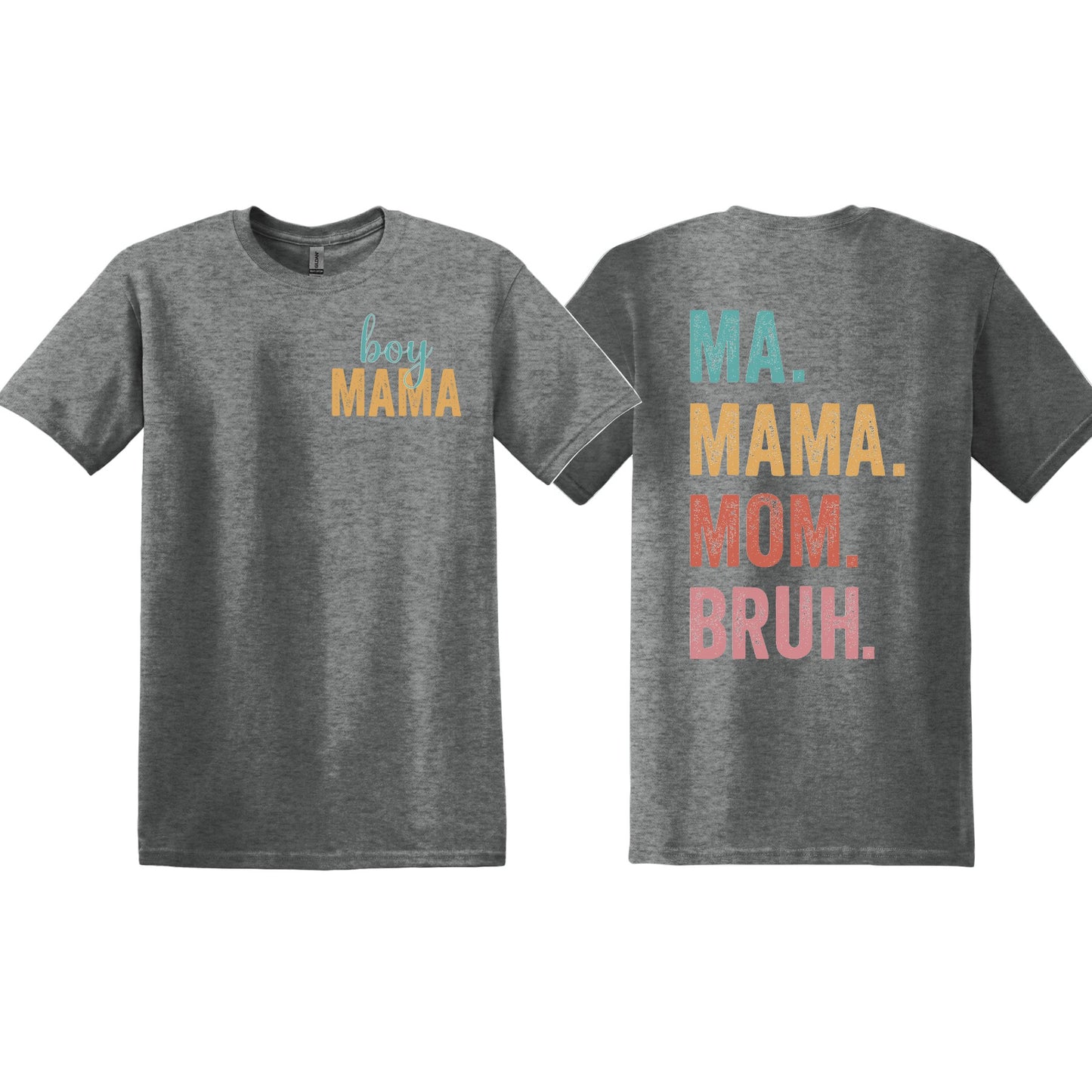 Ma Mama Mom Bruh, Mama, Boy, Back and Pocket Design DTF Transfers