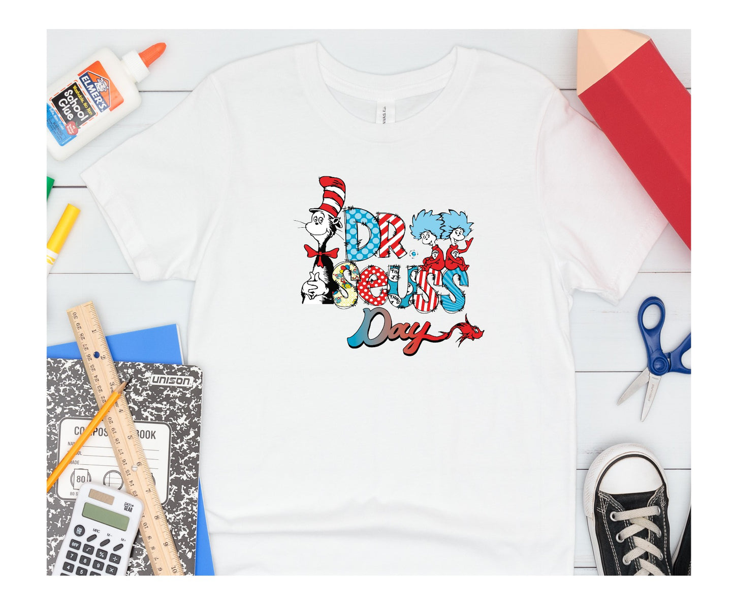 Dr Suess Day, Reading Day Design, Cat in The Hat #B