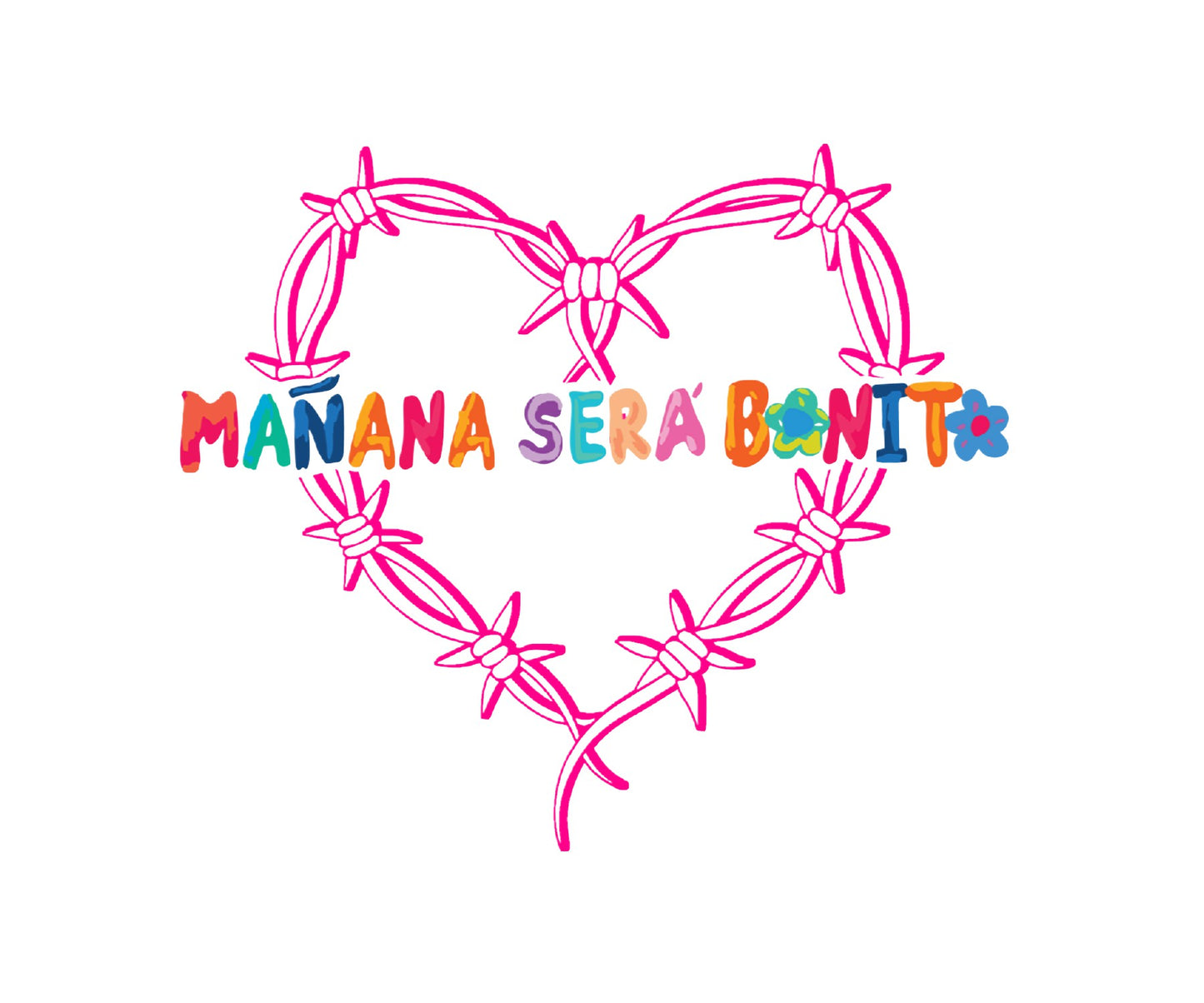 Karol G Manana Sera Bonita Heart DTF Transfer