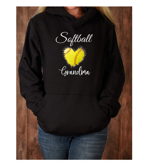 Softball Grandma, Nana, Mimi, Gigi, Grammie, DTF Transfer