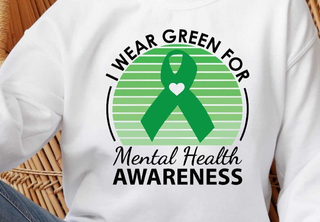 Green Ribbon Merchandise, Mental Health Ribbon