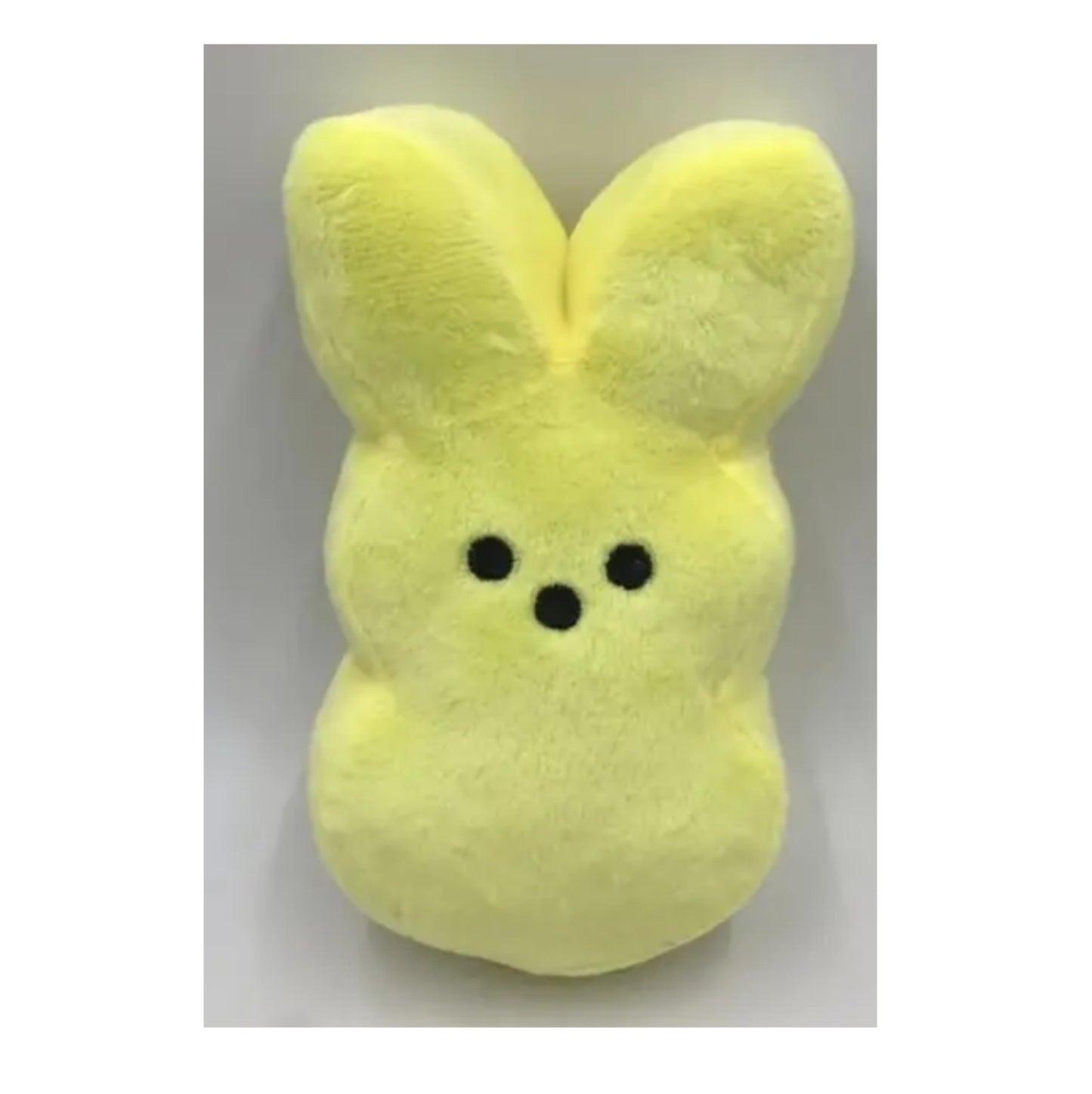 PEEPS Plush Bunny 17 Jumbo Solid Plush Easter Collectible (Yellow)